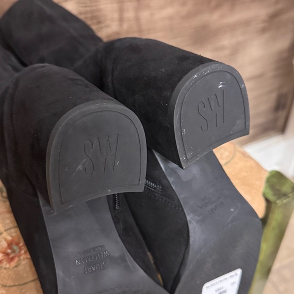 Stuart Weitzman over the knee suede boots - Picture 8 of 11